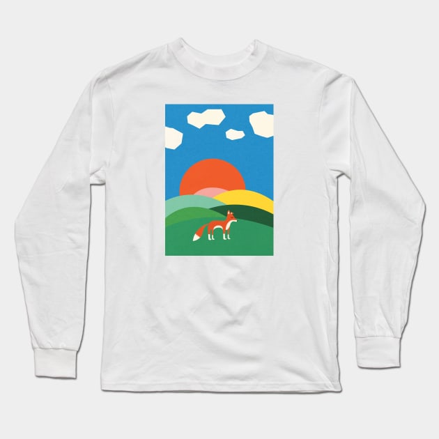 Fox And Field Long Sleeve T-Shirt by Rosi Feist